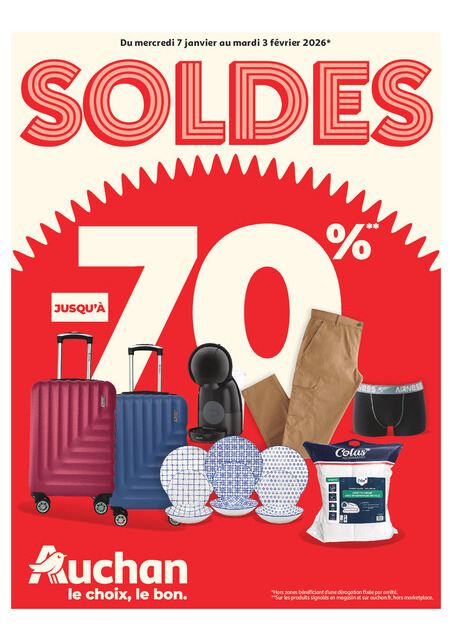 Soldes : jusqu'à -70% ! 