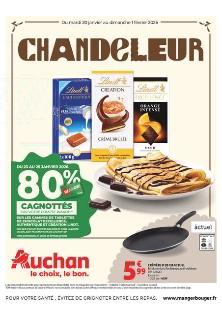 Chandeleur produits frais