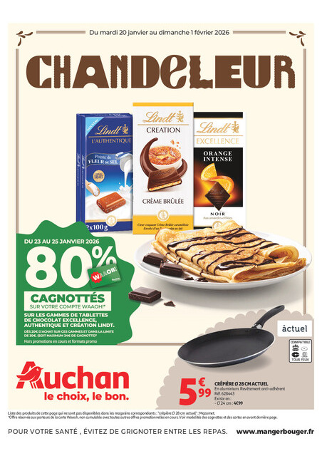 Chandeleur produits frais