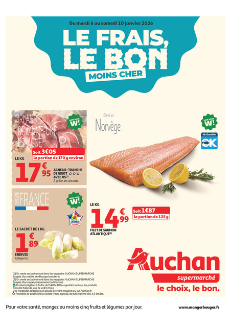 Frais, bon moins cher