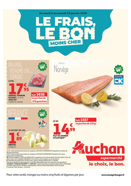 Frais, bon moins cher