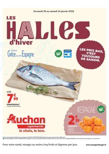 Crêpes, produits frais