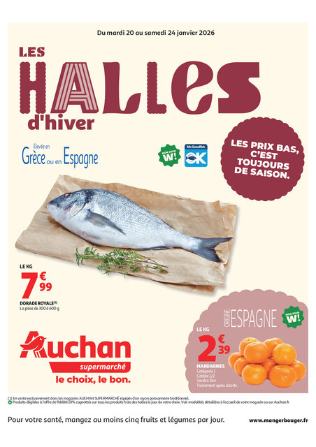 Crêpes, produits frais