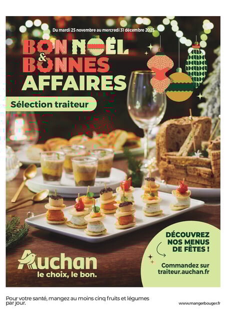 Bon Noël et Bonnes Affaires : Sélection traiteur