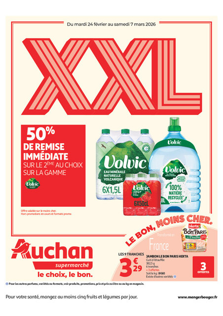 Promos XXL supermarchés