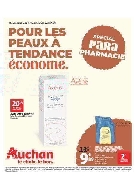 Parapharmacie janvier 