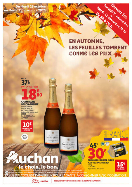 EN AUTOMNE LES FEUILLES TOMBENT COMME LES PRIX