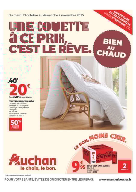 Bien au chaud : une couette à ce prix, c'est le rêve