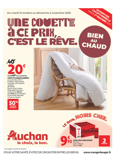 Bien au chaud : une couette à ce prix, c'est le rêve