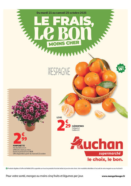 Le frais, le bon moins cher