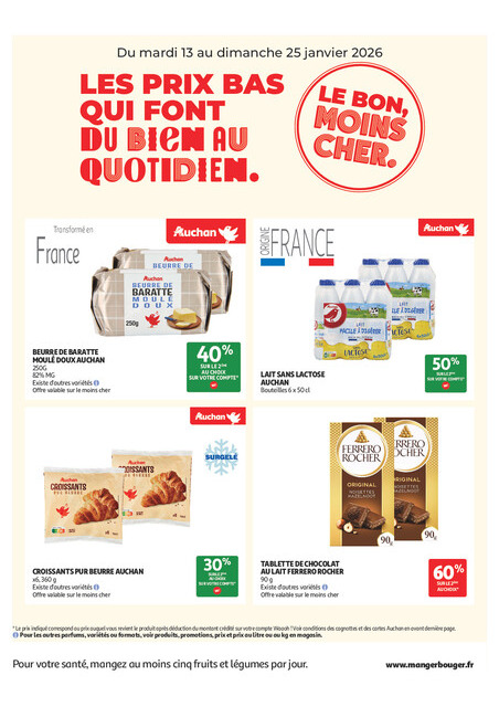 Prix bas qui font du bien