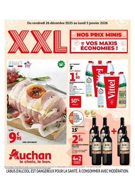 XXL, Nos prix minis ! Vos maxis économies  !