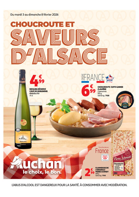 Choucroute et saveurs d'Alsace