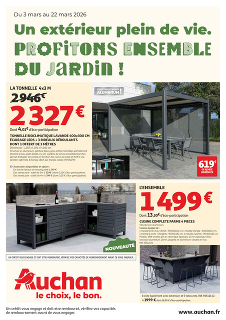 TONNELLES BIOCLIMATIQUES 2026