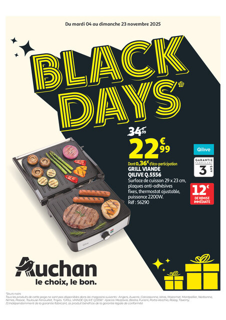 Les Black Days c'est parti !