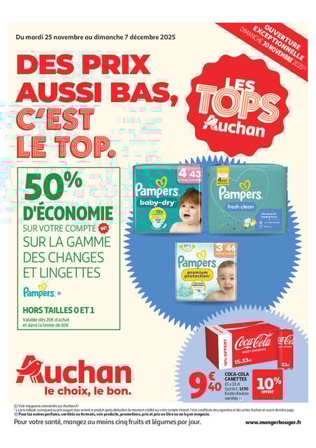 Des prix aussi bas, c'est le Top