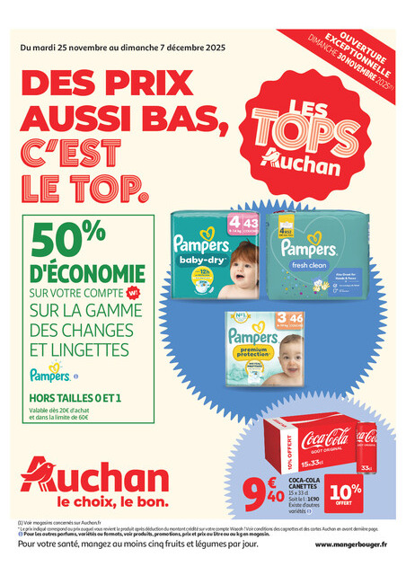 Des prix aussi bas, c'est le Top