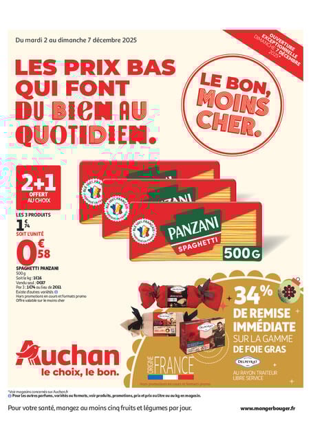 Les prix bas qui font du bien au quotidien