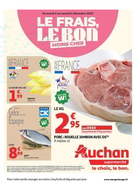 Le frais, le bon, moins cher