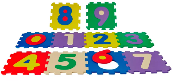 Tapis Puzzle Chiffre 10 Pieces