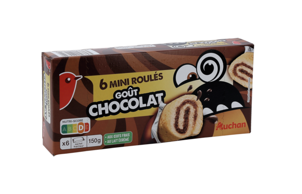 Mini Roulés Chocolat Auchan