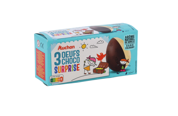 3 Oeufs Choco Surprise Auchan