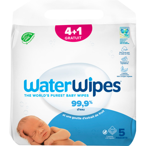 Waterwipes Lingettes Bébé