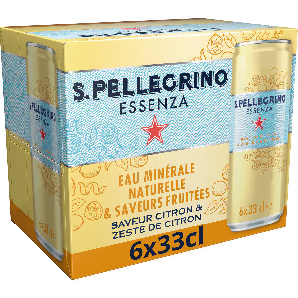 San Pellegrino Essenza Citron Et Zeste De Citron