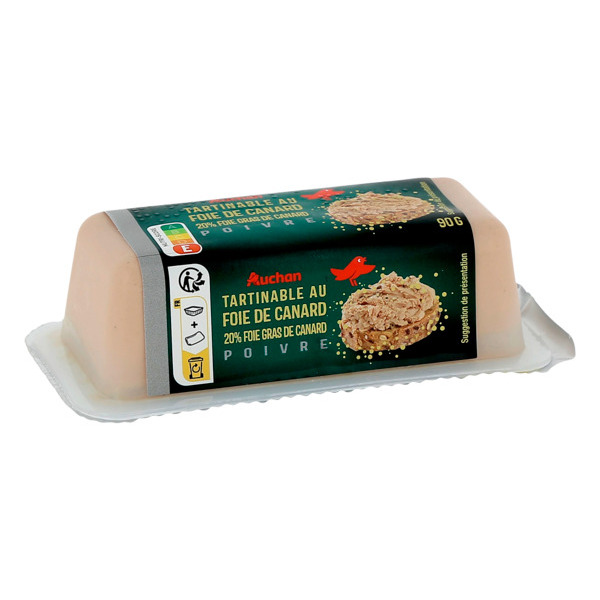 Tartinable Au Foie De Canard Auchan