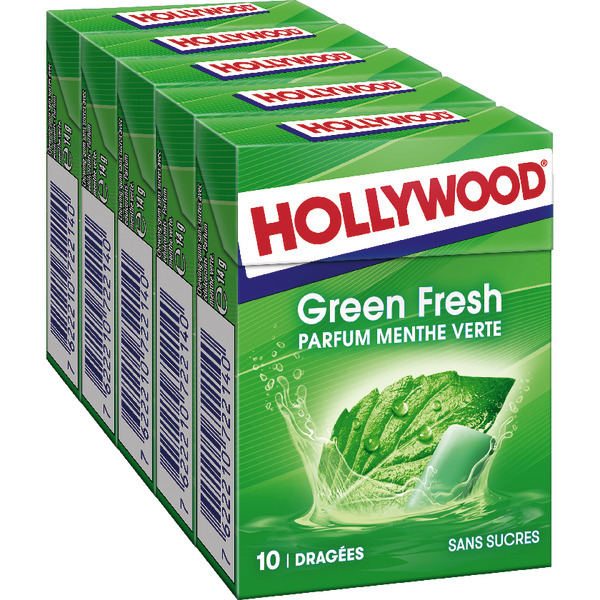 Chewing-Gum Greenfresh Sans Sucre Hollywood