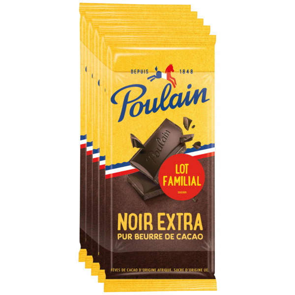 Tablettes De Chocolat Noir Extra Poulain