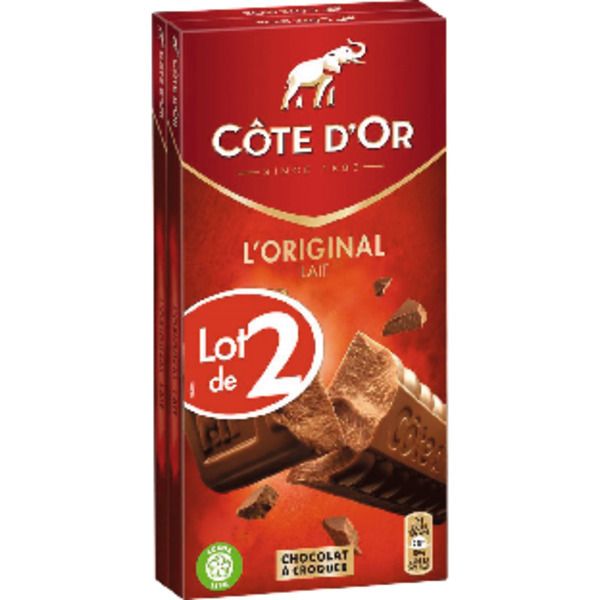 Tablettes De Chocolat L'original Lait Côte D'or