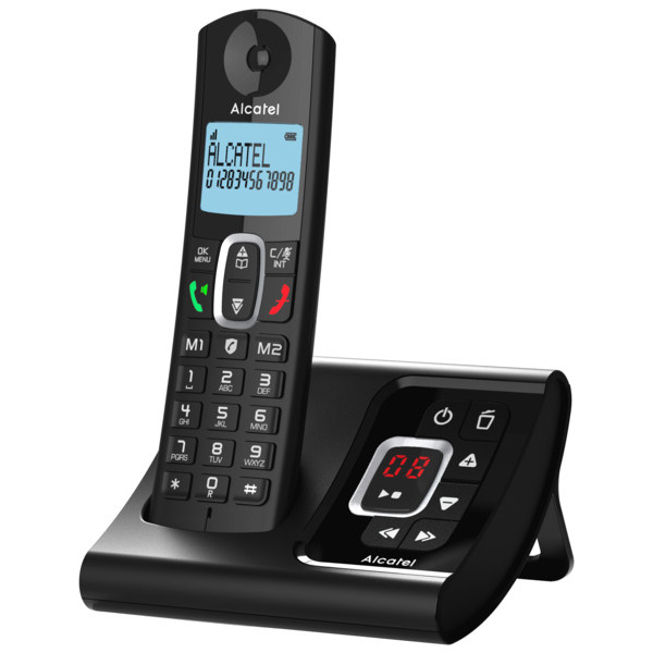 Telephone Sans Fil Avec Répondeur Alcatel F685 Solo Black 