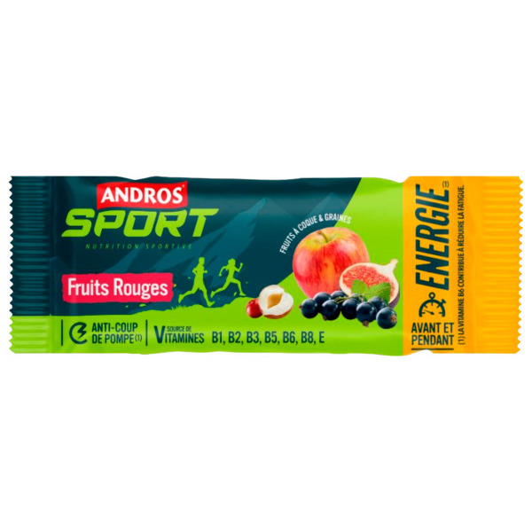 Barre Energie Fruits Rouges Andros