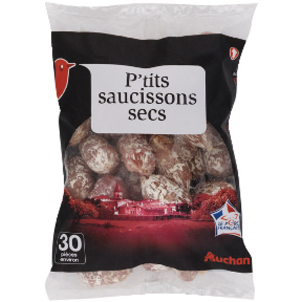 P'tits Saucissons Secs Nature Auchan