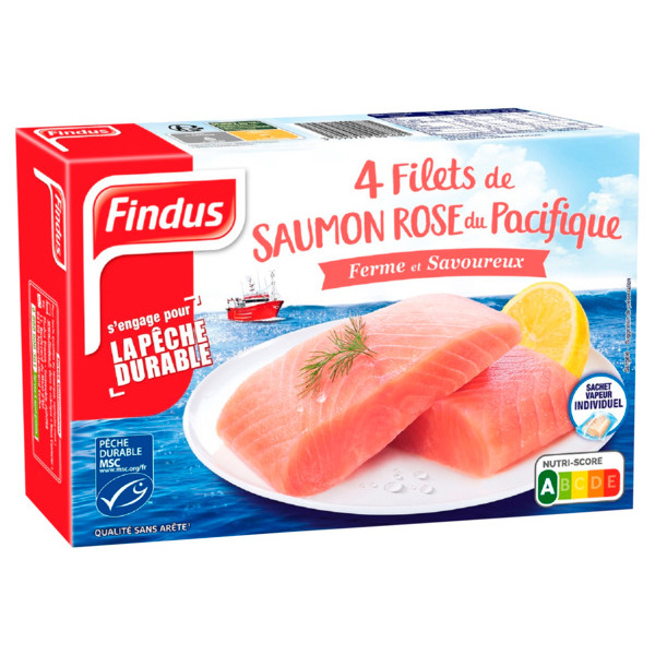 Filets Saumon Rose Du Pacifique Surgelés Findus