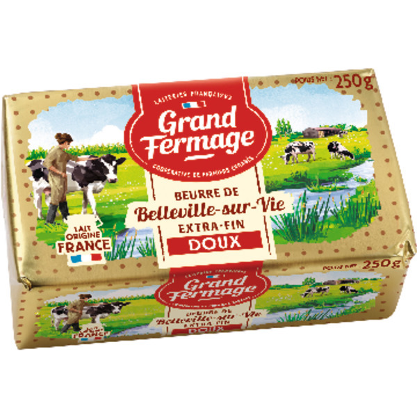 Beurre Doux Grand Fermage De Belleville-Sur-Vie