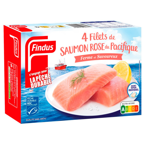 Filets Saumon Rose Du Pacifique Surgelés Findus