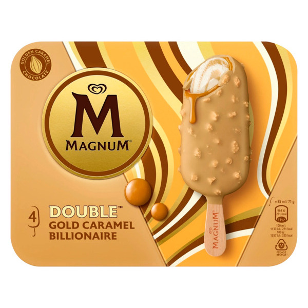 Bâtonnets Glace Double Caramel Magnum