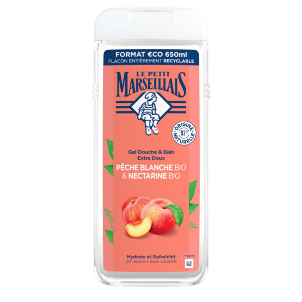 Gel Douche Pêche Nectarine Le Petit Marseillais