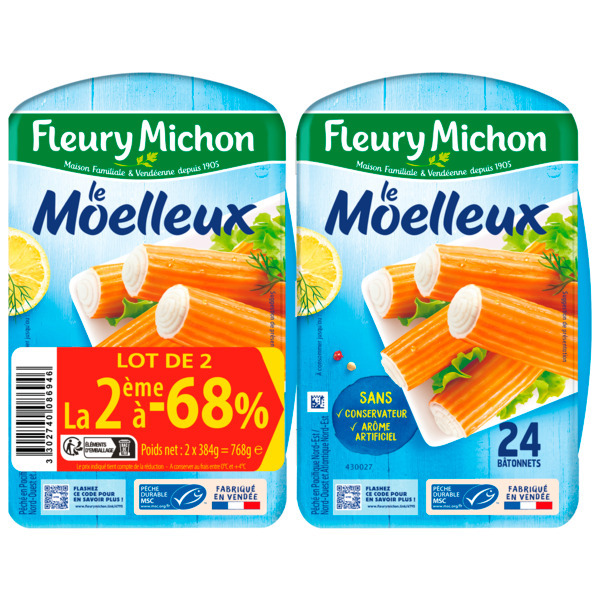 Surimi Le Moelleux Fleury Michon