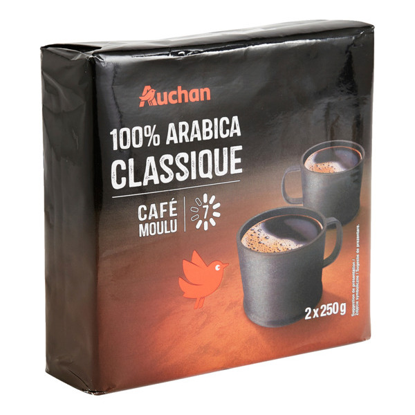 Café Moulu Arabica Auchan