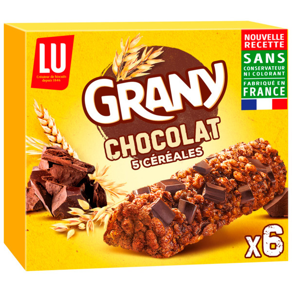 Barres De Céréales Grany Chocolat 