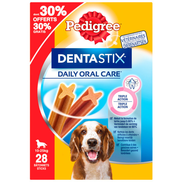 Stick Hygiène Bucco-Dentaire Pour Chien Moyen Dentastix Pedigree