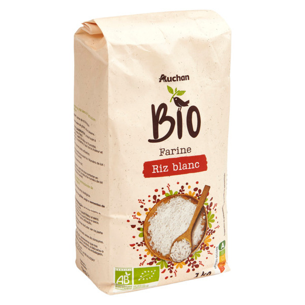 Farine De Riz Blanc Auchan Bio