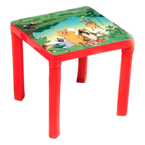 Table Mixte Verte - Rouge Modele Nature