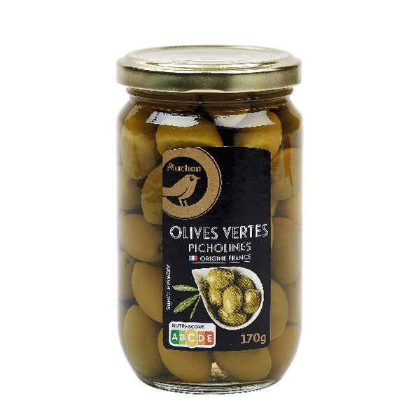 Olives Vertes Picholines Auchan Gourmet