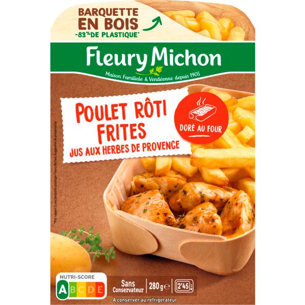 Poulet Rôti Frites Fleury Michon