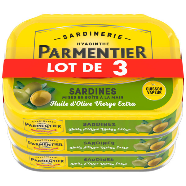 Sardines À L'huile D'olive Parmentier