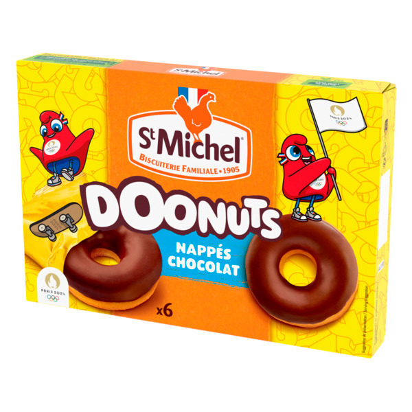 Doonuts Nappés Au Chocolat St Michel